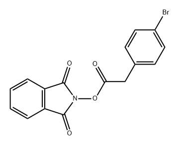 1,3-Dioxoisoindolin-2-yl 2-(4-bromophenyl)acetate Struktur