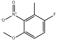 Benzene, 1-fluoro-4-methoxy-2-methyl-3-nitro- Struktur