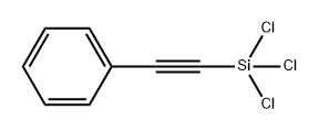 Benzene, [2-(trichlorosilyl)ethynyl]- Struktur