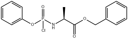 (2S)-benzyl 2-((chloro(phenoxy)phosphoryl)amino)propanoate(WXC06864) Struktur