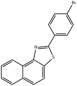 Naphtho[1,2-d]thiazole, 2-(4-bromophenyl)- Struktur