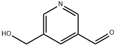 3-Pyridinecarboxaldehyde, 5-(hydroxymethyl)- Struktur