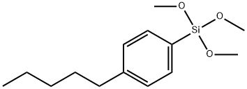 Benzene, 1-pentyl-4-(trimethoxysilyl)-