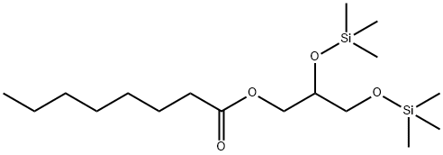 Monocaprylin, bis(trimethylsilyl)- deriv. Struktur