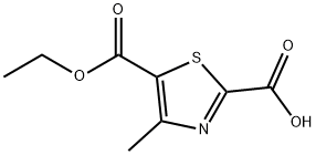 2,5-Thiazoledicarboxylic acid, 4-methyl-, 5-ethyl ester Struktur