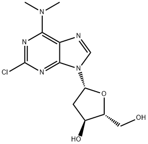 2-Chloro-N6,N6-dimethyl-2’-deoxyadenosine Struktur