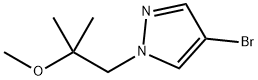 4-Bromo-1-(2-methoxy-2-methylpropyl)-1H-pyrazole Struktur