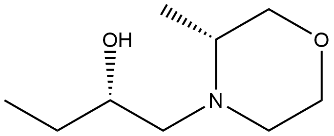 4-Morpholineethanol,α-ethyl-3-methyl-,(αS,3R)- Struktur