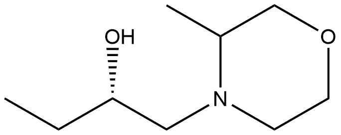 4-Morpholineethanol,α-ethyl-3-methyl-,(αS)- Struktur