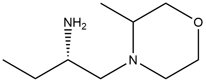 4-Morpholineethanamine,α-ethyl-3-methyl-,(αS)- Struktur