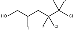 1-Pentanol, 4,5-dichloro-4,5,5-trifluoro-2-iodo- Struktur