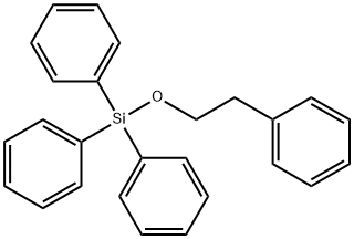 Phenethoxytriphenylsilane Struktur