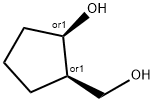 Cyclopentanemethanol, 2-hydroxy-, (1R,2R)-rel- Struktur