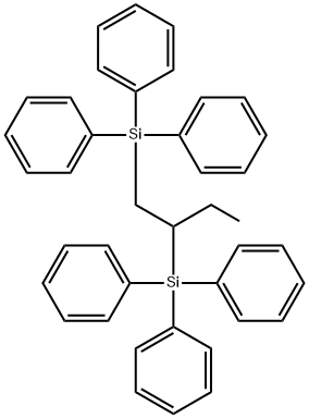 Butane-1,2-diylbis(triphenylsilane) Struktur