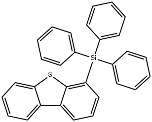 Dibenzo[b,d]thiophen-4-yltriphenylsilane Struktur