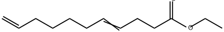 4,10-Undecadienoic acid ethyl ester Struktur