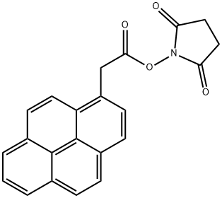 1-Pyreneacetic acid, succiniMidyl ester [1-Pyreneacetic acid N-hydroxysucciniMide ester] Struktur