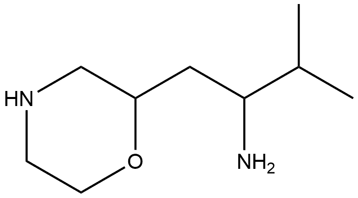 2-Morpholineethanamine,α-(1-methylethyl)- Struktur