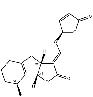 (±)-sorgolactone Struktur