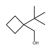 Cyclobutanemethanol, 1-(1,1-dimethylethyl)- Struktur