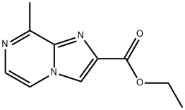 Imidazo[1,2-a]pyrazine-2-carboxylic acid, 8-methyl-, ethyl ester Struktur