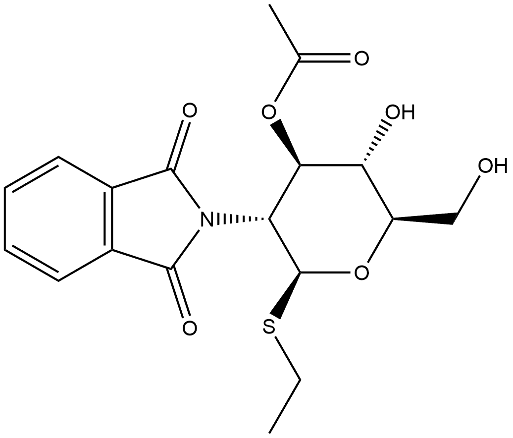 Ethyl 3-O-acetyl-2-deoxy-2-phthalimido-1-thio-β-D-glucopyranose|3-O-乙?；?2-脫氧-2-鄰苯二甲酰亞氨基-1-硫代-Β-D-吡喃葡萄糖乙酯