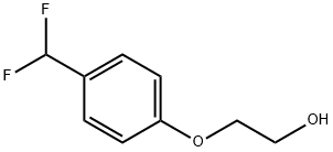 Ethanol, 2-[4-(difluoromethyl)phenoxy]- Struktur