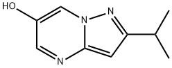 2-isopropylpyrazolo[1,5-a]pyrimidin-6-ol Struktur