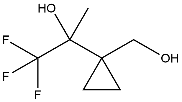 α1-Methyl-α1-(trifluoromethyl)-1,1-cyclopropanedimethanol Struktur