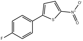 Thiophene, 2-(4-fluorophenyl)-5-nitro- Struktur