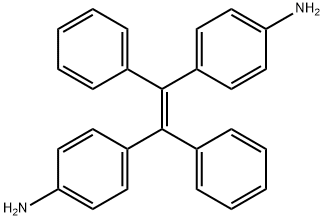 (E)-4,4'-(1,2-Diphenylethene-1,2-diyl)dianiline Struktur