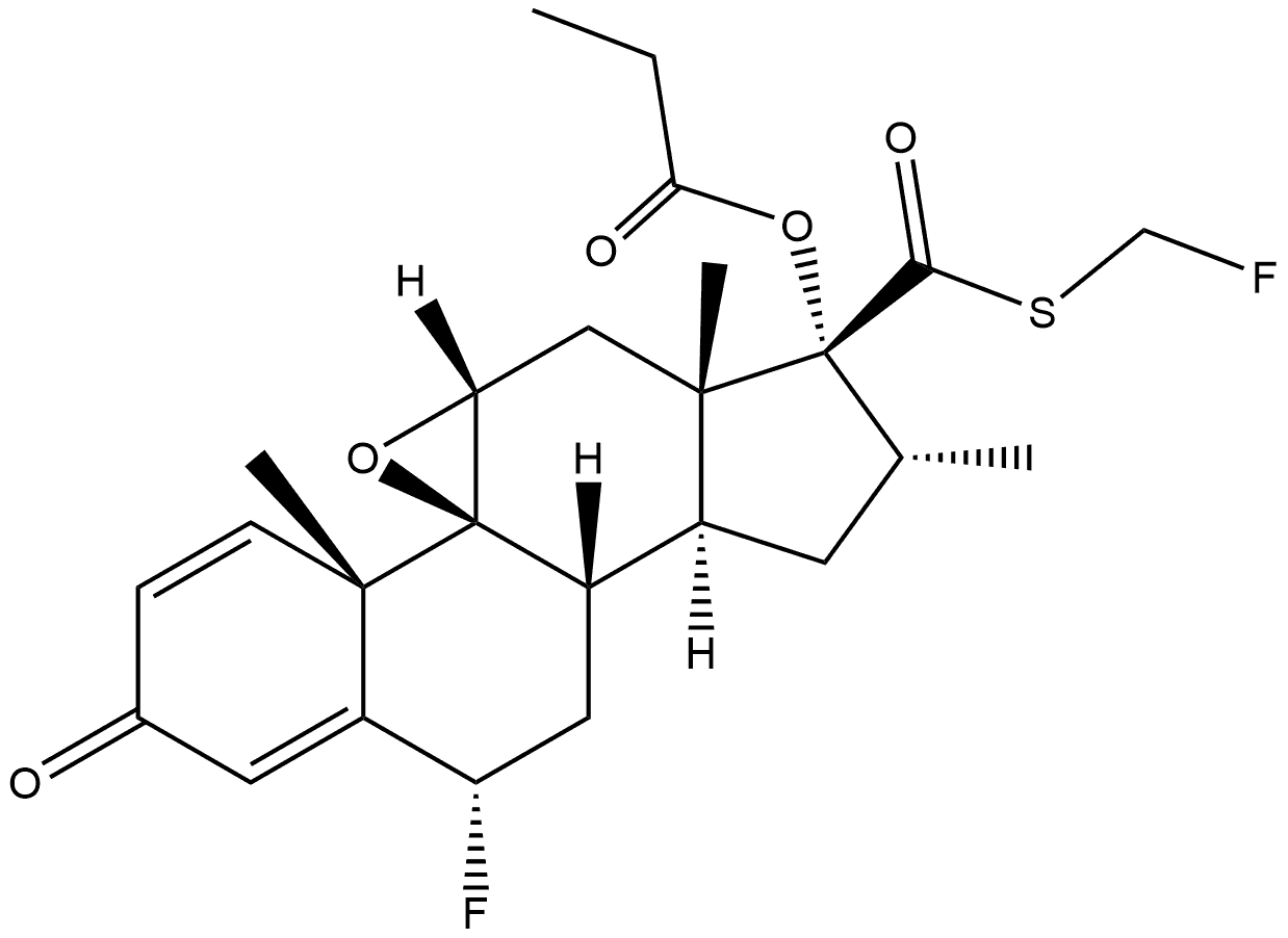 Fluticasone Impurity Struktur