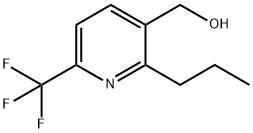 3-Pyridinemethanol, 2-propyl-6-(trifluoromethyl)- Struktur