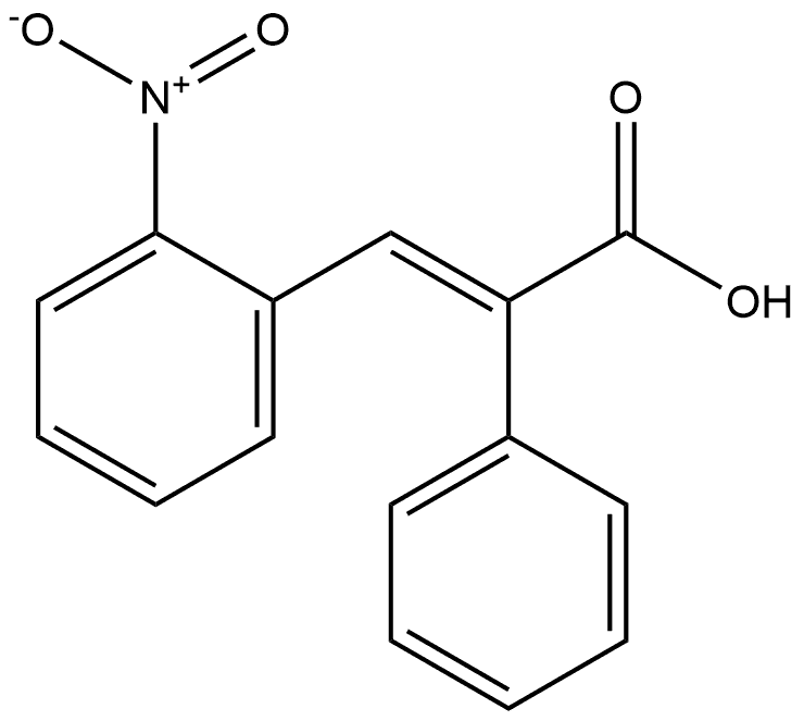 Benzeneacetic acid, α-[(2-nitrophenyl)methylene]-, (αE)-