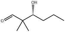 Hexanal, 3-hydroxy-2,2-dimethyl-, (3R)- Struktur