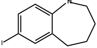 1H-1-Benzazepine, 2,3,4,5-tetrahydro-7-iodo- Struktur