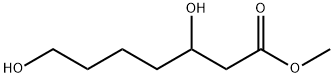 Heptanoic acid, 3,7-dihydroxy-, methyl ester Struktur