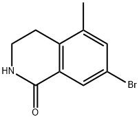 7-Bromo-5-methyl-3,4-dihydroisoquinolin-1(2H)-one Struktur