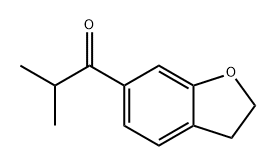 1-Propanone, 1-(2,3-dihydro-6-benzofuranyl)-2-methyl- Struktur