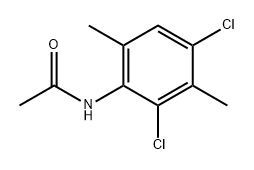 Acetamide, N-(2,4-dichloro-3,6-dimethylphenyl)- Struktur