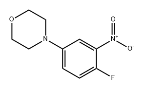 Morpholine, 4-(4-fluoro-3-nitrophenyl)- Struktur