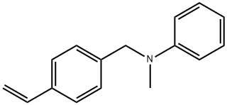 4-Ethenyl-N-methyl-N-phenylbenzenemethanamine Struktur