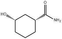 Cyclohexanecarboxamide, 3-hydroxy-, cis- (8CI,9CI) Struktur