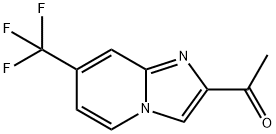 1-(7-(Trifluoromethyl)imidazo[1,2-a]pyridin-2-yl)ethanone Struktur