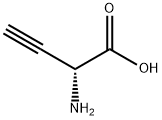 3-Butynoic acid, 2-amino-, (2R)- Struktur