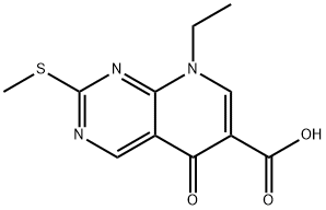 Pyrido[2,3-d]pyrimidine-6-carboxylic acid, 8-ethyl-5,8-dihydro-2-(methylthio)-5-oxo-