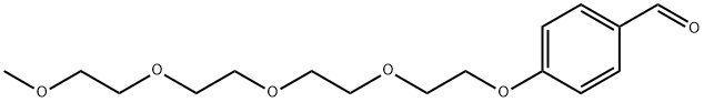 Benzaldehyde, 4-(3,6,9,12-tetraoxatridec-1-yloxy)- Struktur