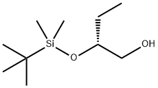 1-Butanol, 2-[[(1,1-dimethylethyl)dimethylsilyl]oxy]-, (2R)- Struktur