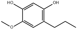 1,3-Benzenediol, 4-methoxy-6-propyl- Struktur