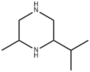 Piperazine, 2-methyl-6-(1-methylethyl)- Struktur